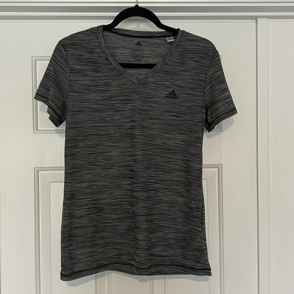 Gray Adidas climalite Tee